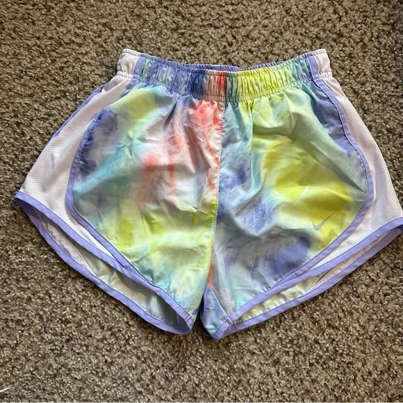 Nike Women’s Dry Fit Tempo Running Shorts - Blue and Pastel Bundle - Picture 2 of 7